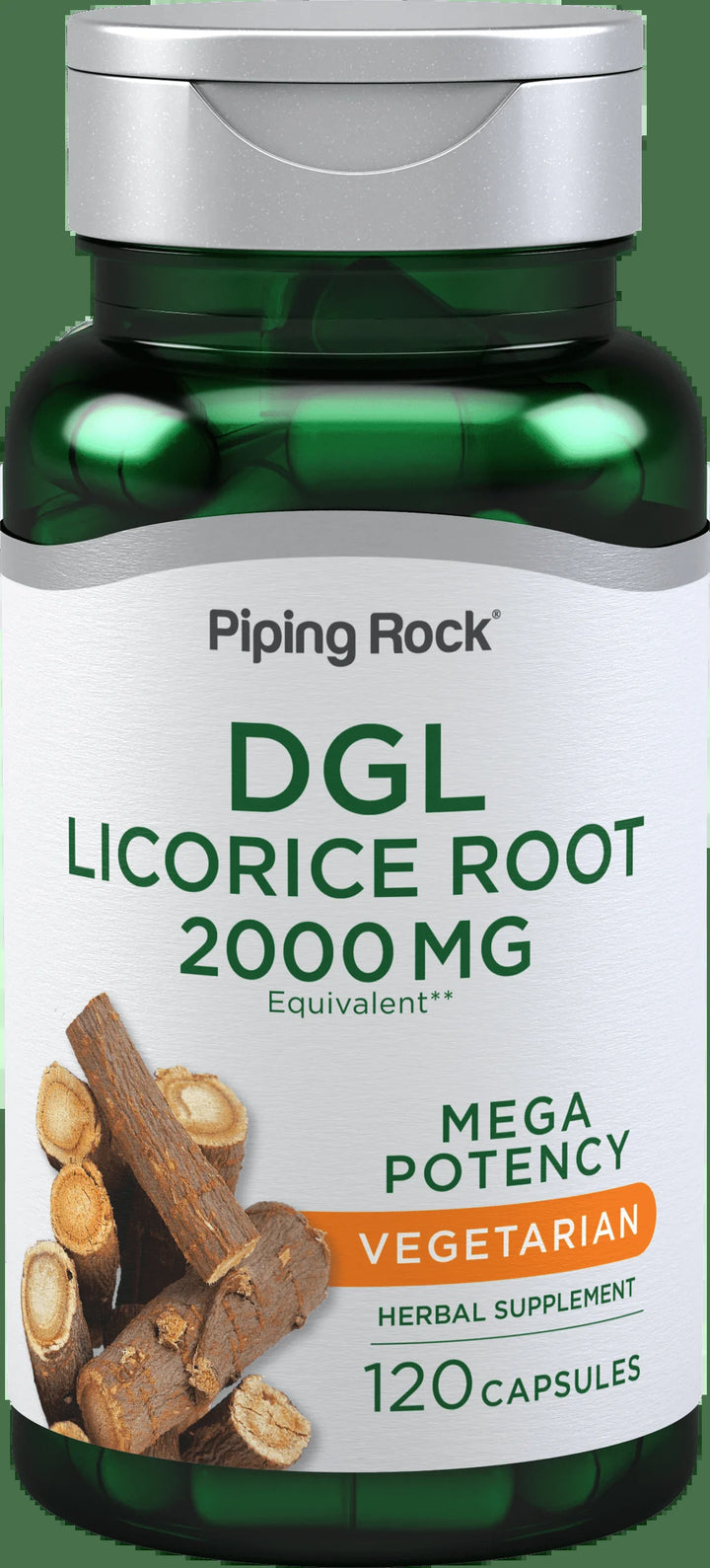 Licorice Supplement | 2000Mg | 120 Capsules | Licorice Root | Vegetarian, Non GMO, Gluten Free 