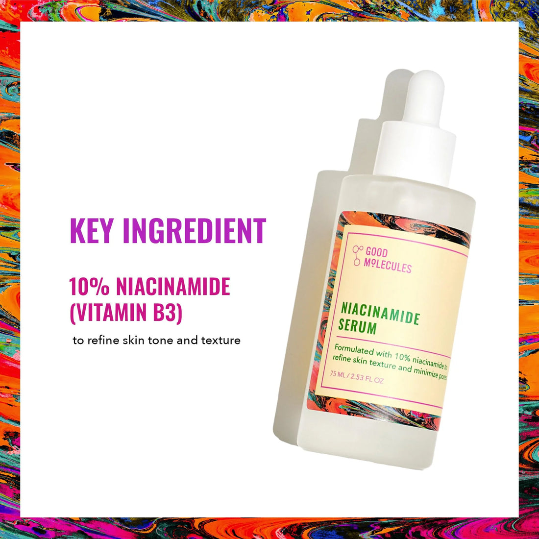 Good Molecules Niacinamide Serum - 10% Niacinamide B3 Facial Serum