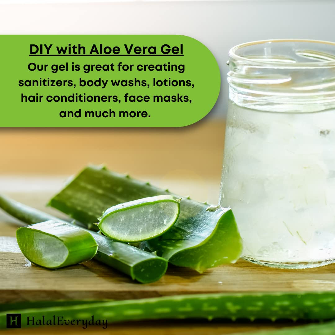100% Pure Aloe Vera Gel | after Sun Care Soothe & Hydrate 