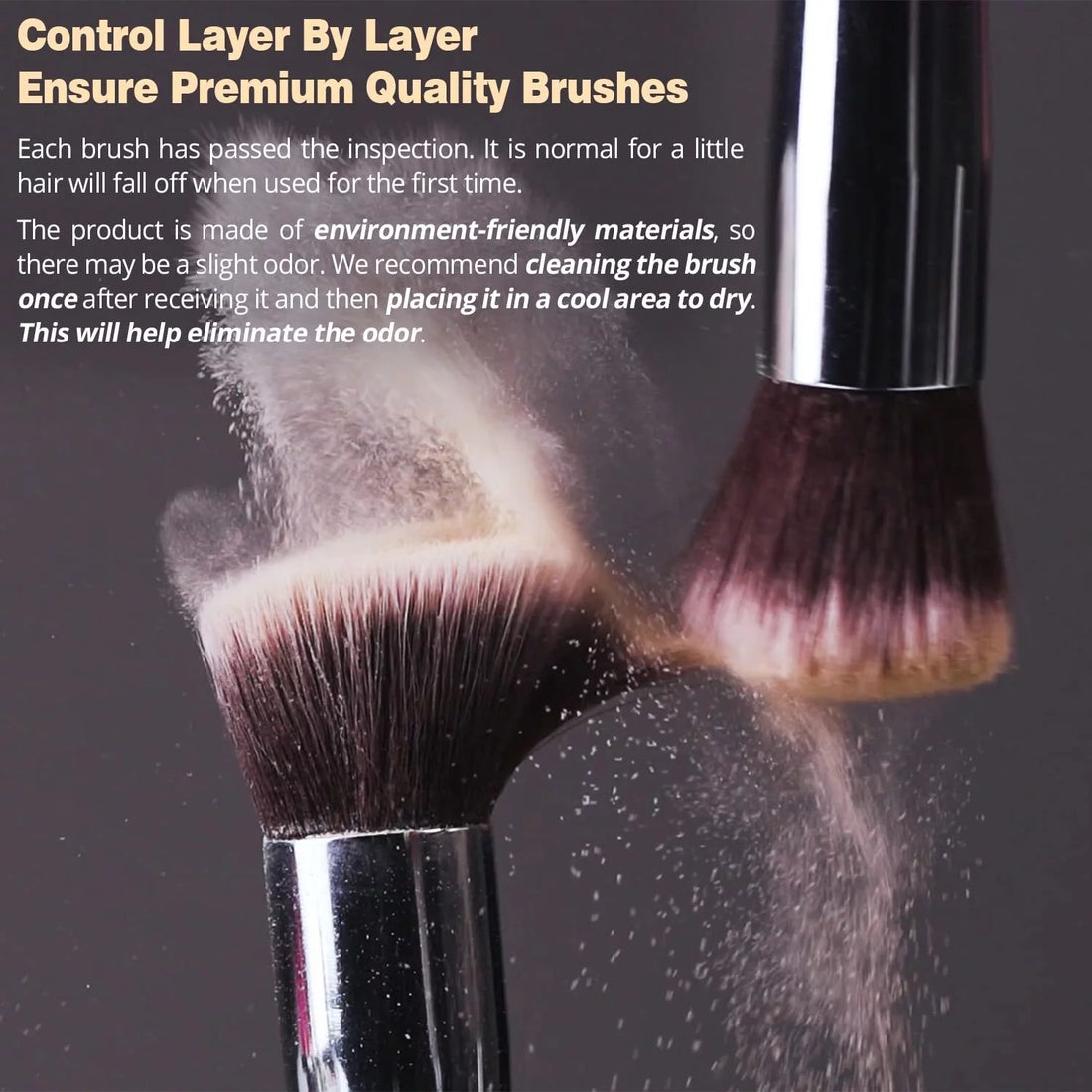 Makeup Brushes 14Pcs Professional Makeup Brush Set, Premium Synthetic Foundation Brushes Blending.