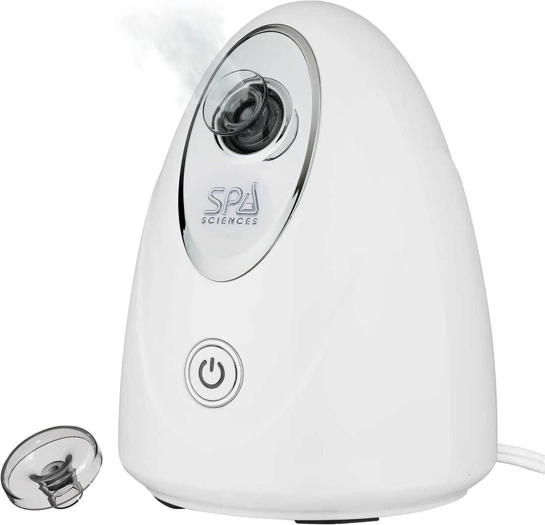 - CIRRA - Nano Ionic Facial Steamer with UVC Sanitizing Protection, Aromatherapy Function, Detox Pores.