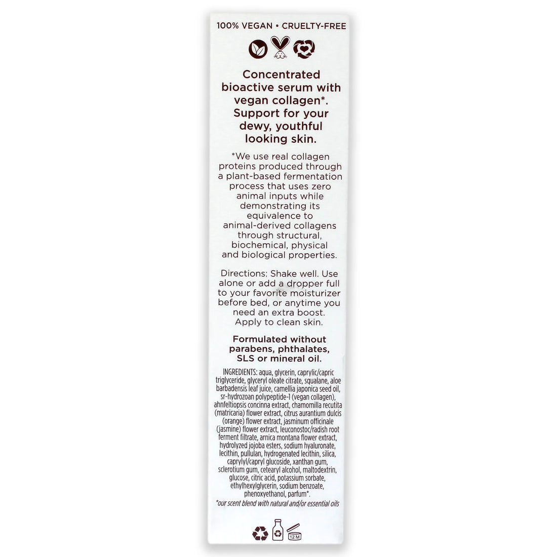 Vegan Collagen Complex Serum, 1 Oz Serum