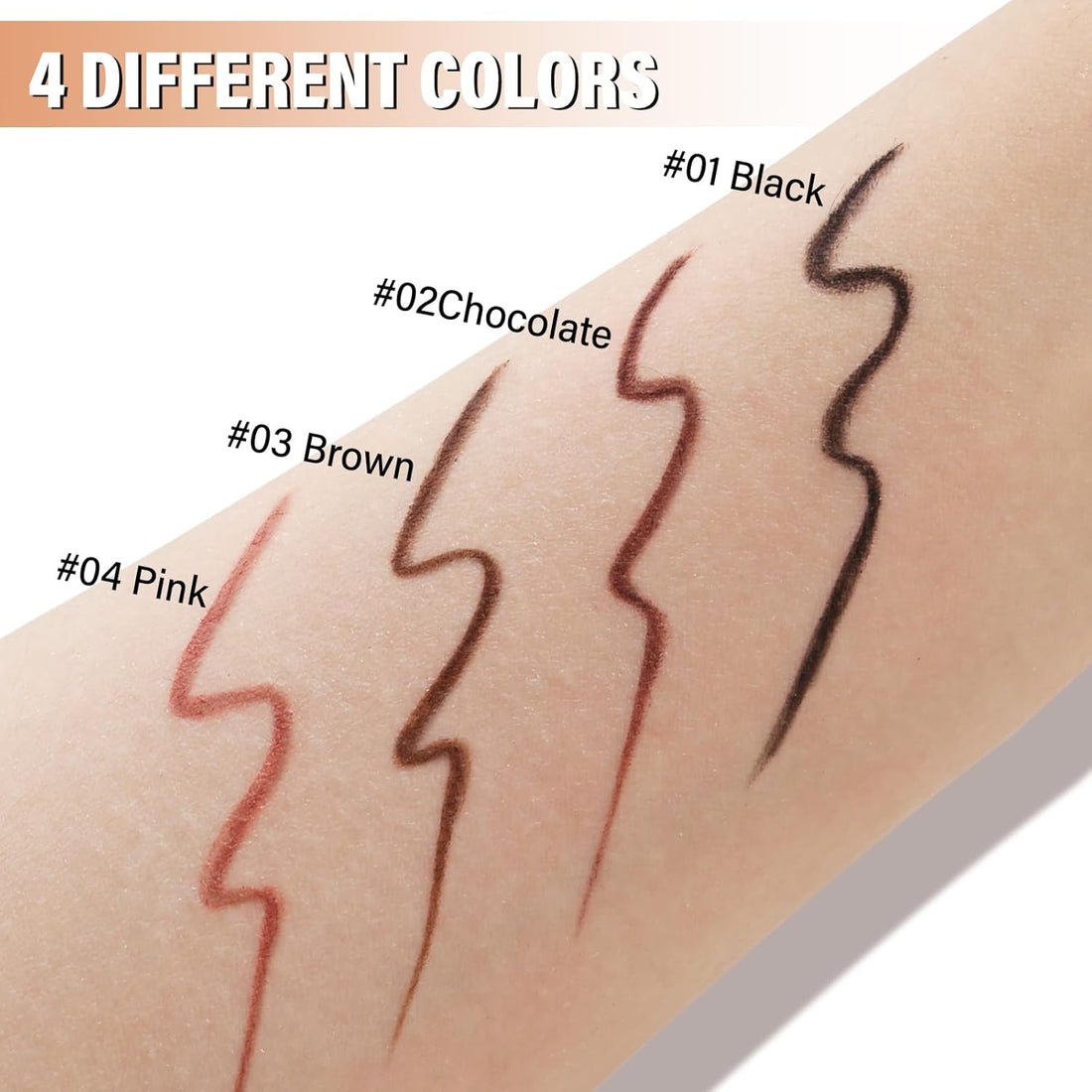 Colorful Gel Eyeliner, Waterproof Creamy Eye Liner.