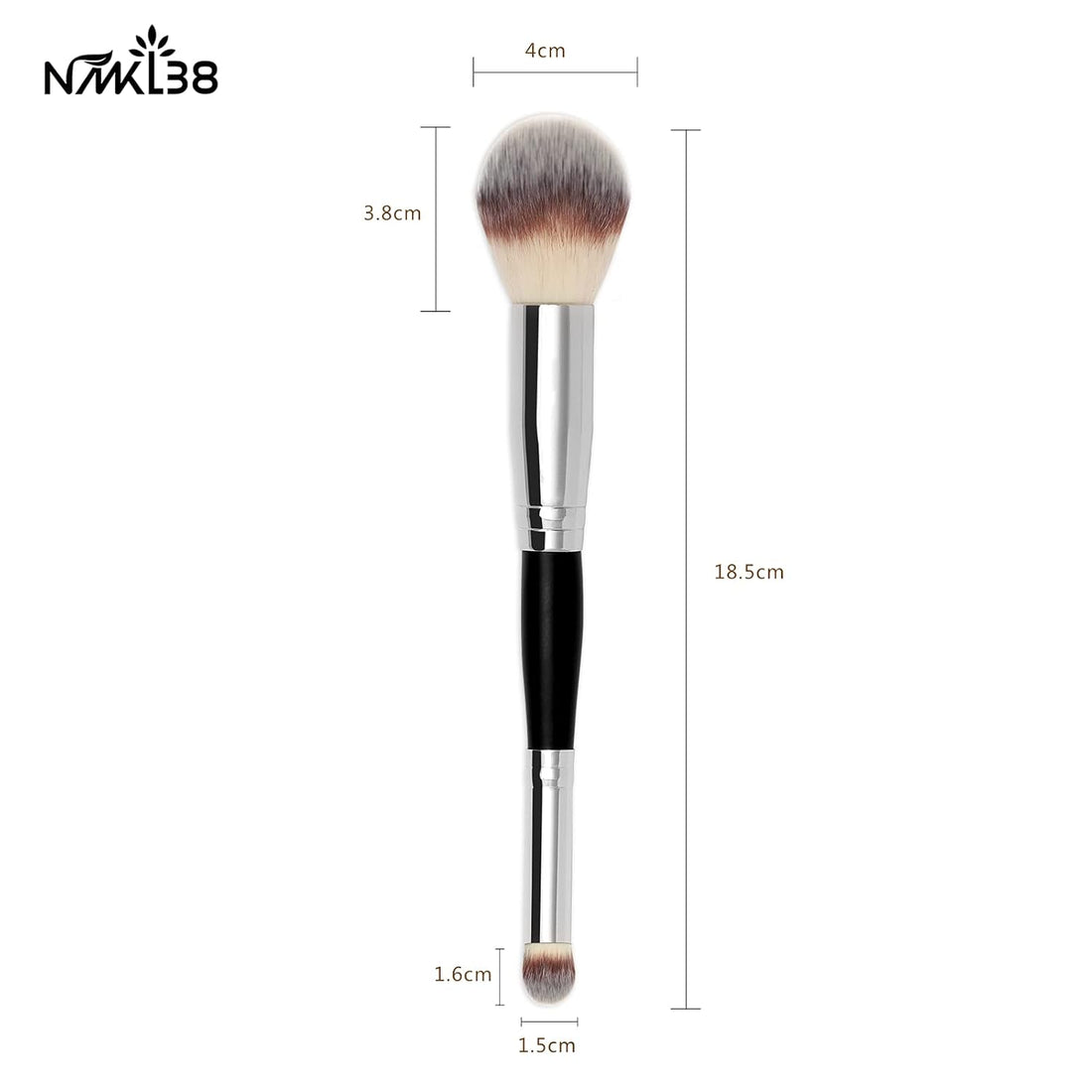 Double Ended Complexion Brush Face Concealer Powder Makeup Brush.