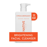 Brightening Facial Cleanser, for All Skin Types, Paraben Free, 12 Oz