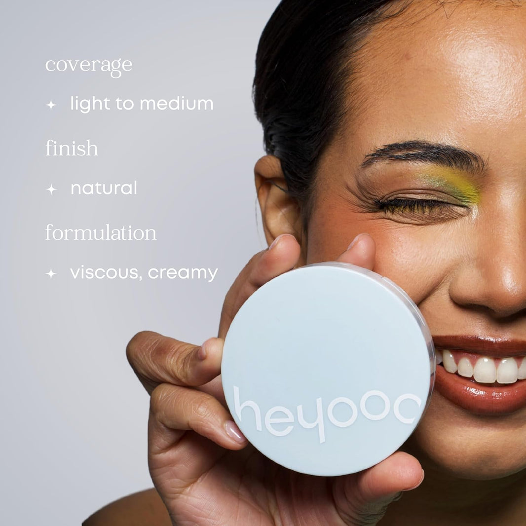 Natural Glow Foundation - Light to Medium Coverage Cushion Foundation with Hyaluronic Acid.