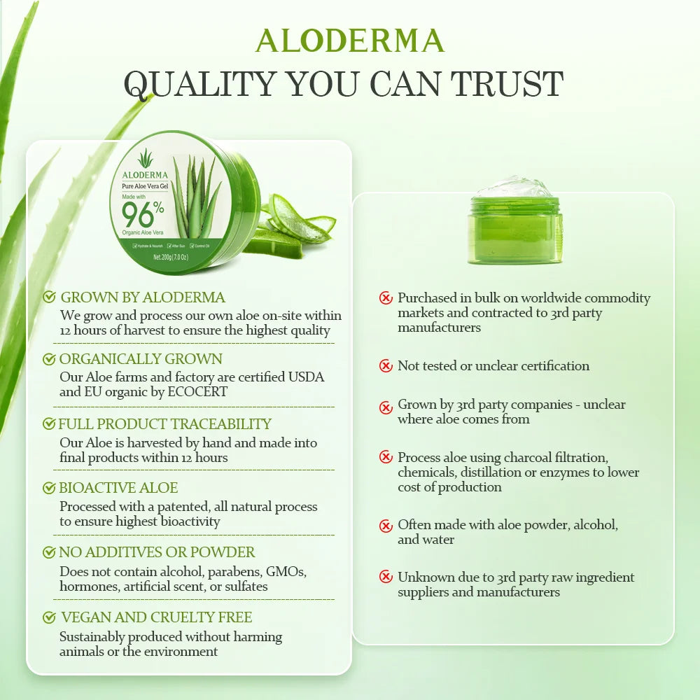 Organic Pure Aloe Vera Gel