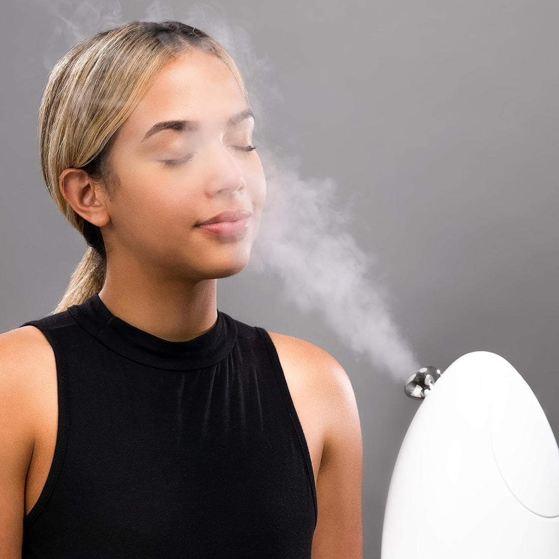 - CIRRA - Nano Ionic Facial Steamer with UVC Sanitizing Protection, Aromatherapy Function, Detox Pores.