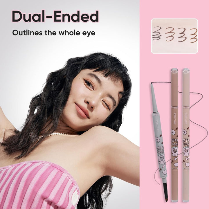 Waterproof Gel Eyeliner Pencil - Highly Pigmented, Smudge-Proof.