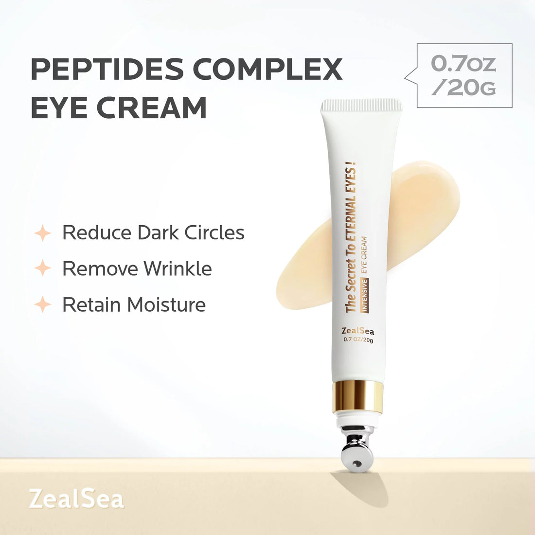 Caffeine Eye Cream for Dark Circles and Puffiness