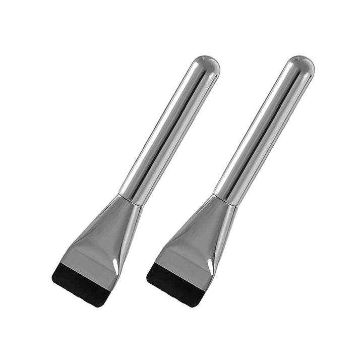 2PCS Flat Foundation Brush,Super Thin Blade Foundation Makeup Brush,Precision Flat Foundation Brush.