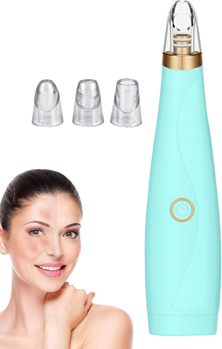 Pore Vacuum, Blackhead Remover, Nose Blackhead Extractor, Rechargeable, Black