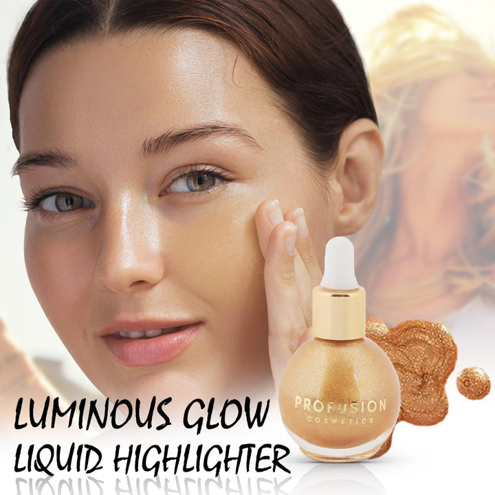 Luminous Glow Liquid Highlighter- Buildable Coverage, Lightweight & Long-Wearing.