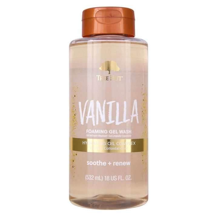 Vanilla Soothing Foaming Gel Body Wash, 18 Fl Oz 2Bottles