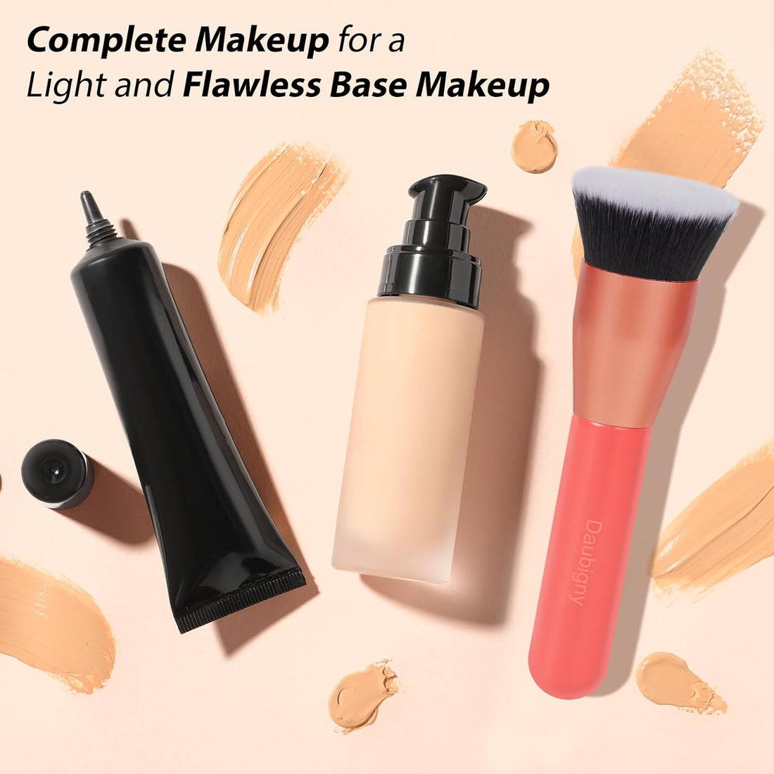 1.5" Top Diameter Foundation Brush - Premium Makeup Brush, Perfect for Foundation.
