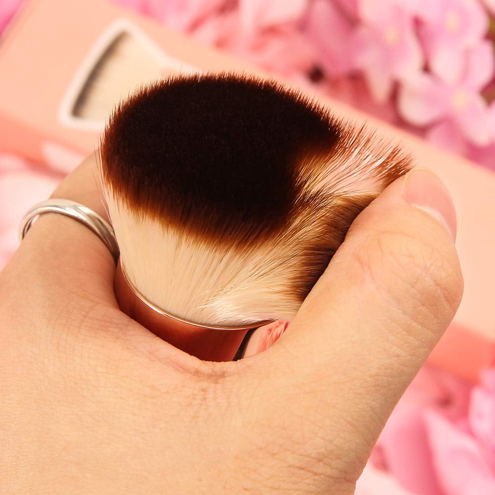 Foundation Brush for Liquid Makeup, Flat Top Kabuki Synthetic Professional Makeup Brushes Liquid.
