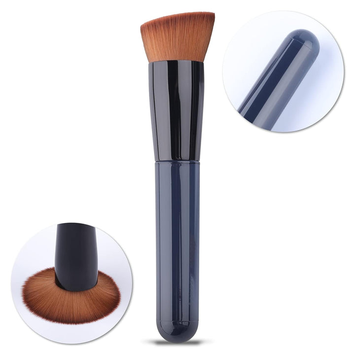 Foundation Brush, Flat Top Kabuki Foundation Brush for Liquid Makeup, Cream, Powder.