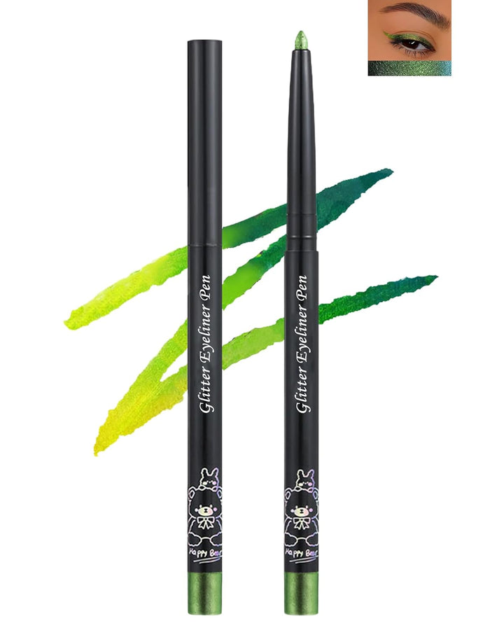 Colored Glitter Eyeliner Pencil, Chameleon Matte Metallic Eyeliner Pen Eyeshadow.