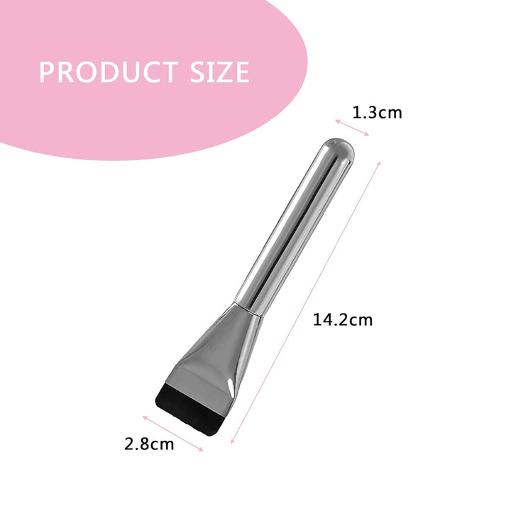 2PCS Flat Foundation Brush,Super Thin Blade Foundation Makeup Brush,Precision Flat Foundation Brush.