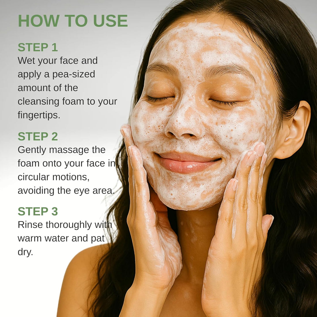 Snail Cleansing Foam – Nourishing Face Wash for Hydrated & Smooth Skin – Korean Skincare with Snail Extract for Deep Pore Cleansing & Anti-Aging – Gentle Foaming Facial Cleanser (5.29Oz-150G)