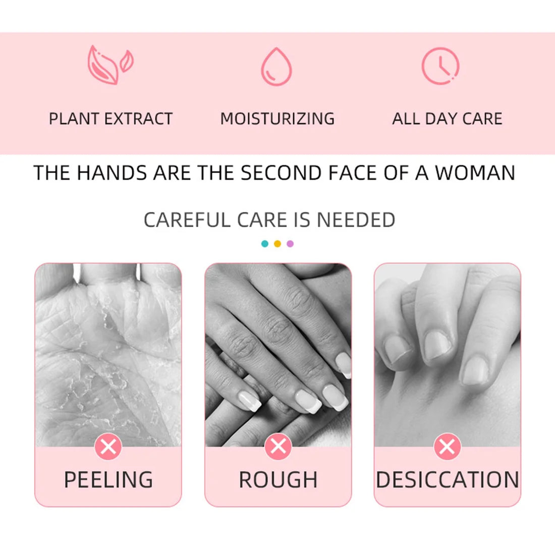 10 Pcs Set Natural Plant Fragrance Moisturizing Hand Cream for Dry Hands