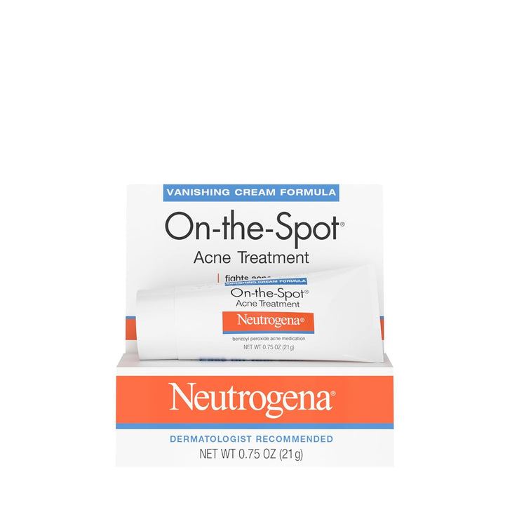 On-The-Spot Acne Spot Treatment Cream with 2.5% Benzoyl Peroxide