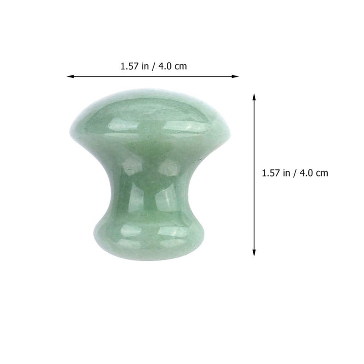 Ice Roller 2Pcs Facial Tools, Green Jade Quartz Massage Rollers Stones Scraping Massage Tool for Women Home Spa