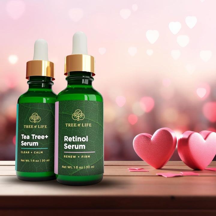 Retinol Serum & Tea Tree Serum for Face 