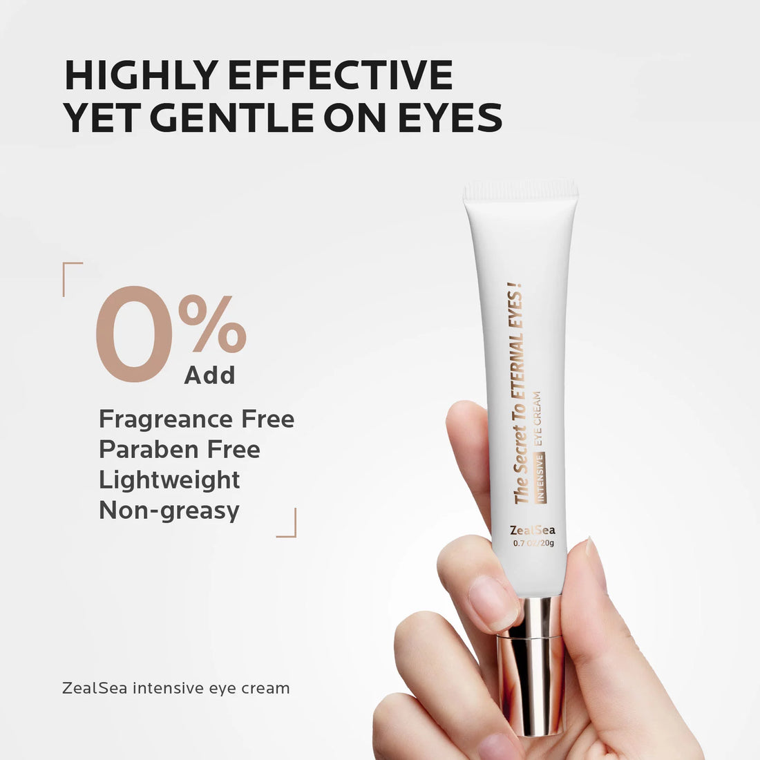 Caffeine Eye Cream for Dark Circles and Puffiness