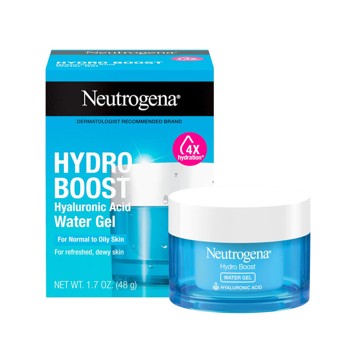 Hydro Boost Water Gel Face Moisturizer Lotion with Hyaluronic Acid, 1.7 Oz