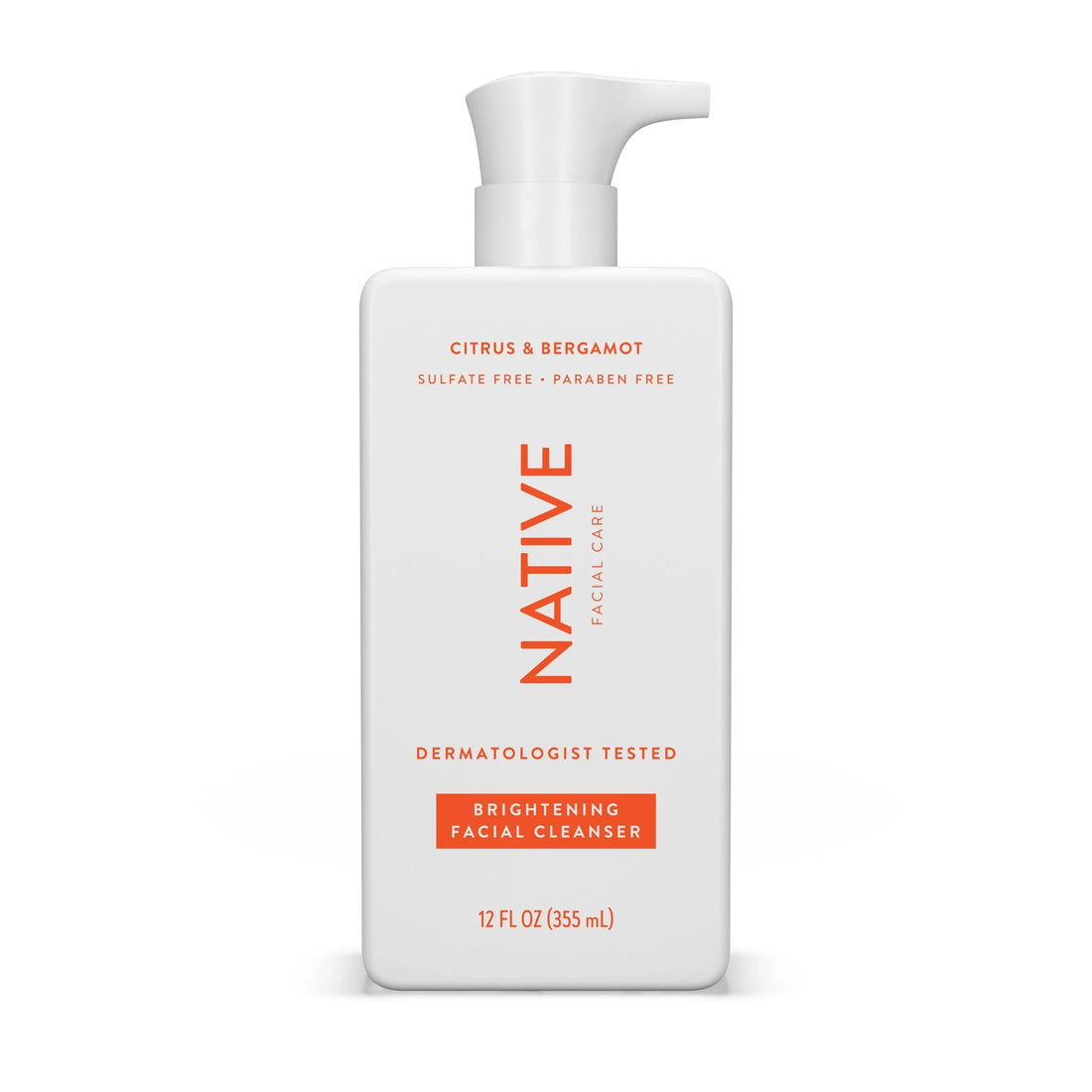 Brightening Facial Cleanser, for All Skin Types, Paraben Free, 12 Oz