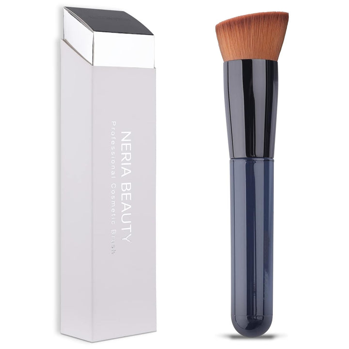 Foundation Brush, Flat Top Kabuki Foundation Brush for Liquid Makeup, Cream, Powder.