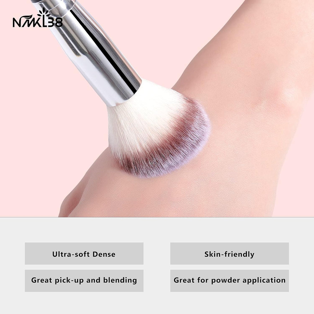 Double Ended Complexion Brush Face Concealer Powder Makeup Brush.