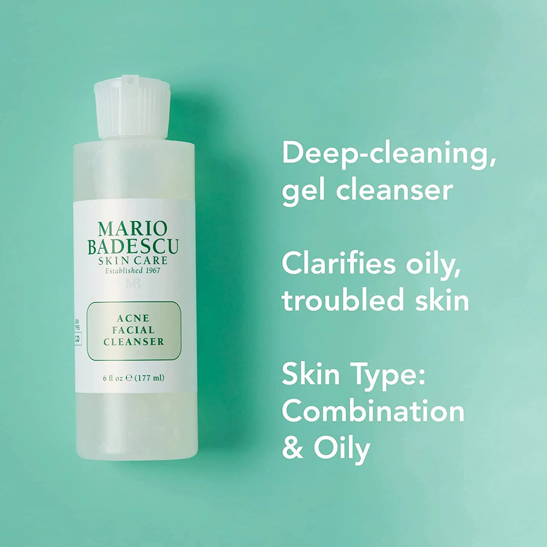 Acne Facial Cleanser, with Salicylic Acid - 6 Oz.