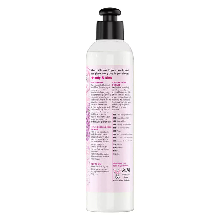 Rice Oil & Angelica Essence Curls and Waves Conditioning and Styling Treatment - 8 Fl Oz