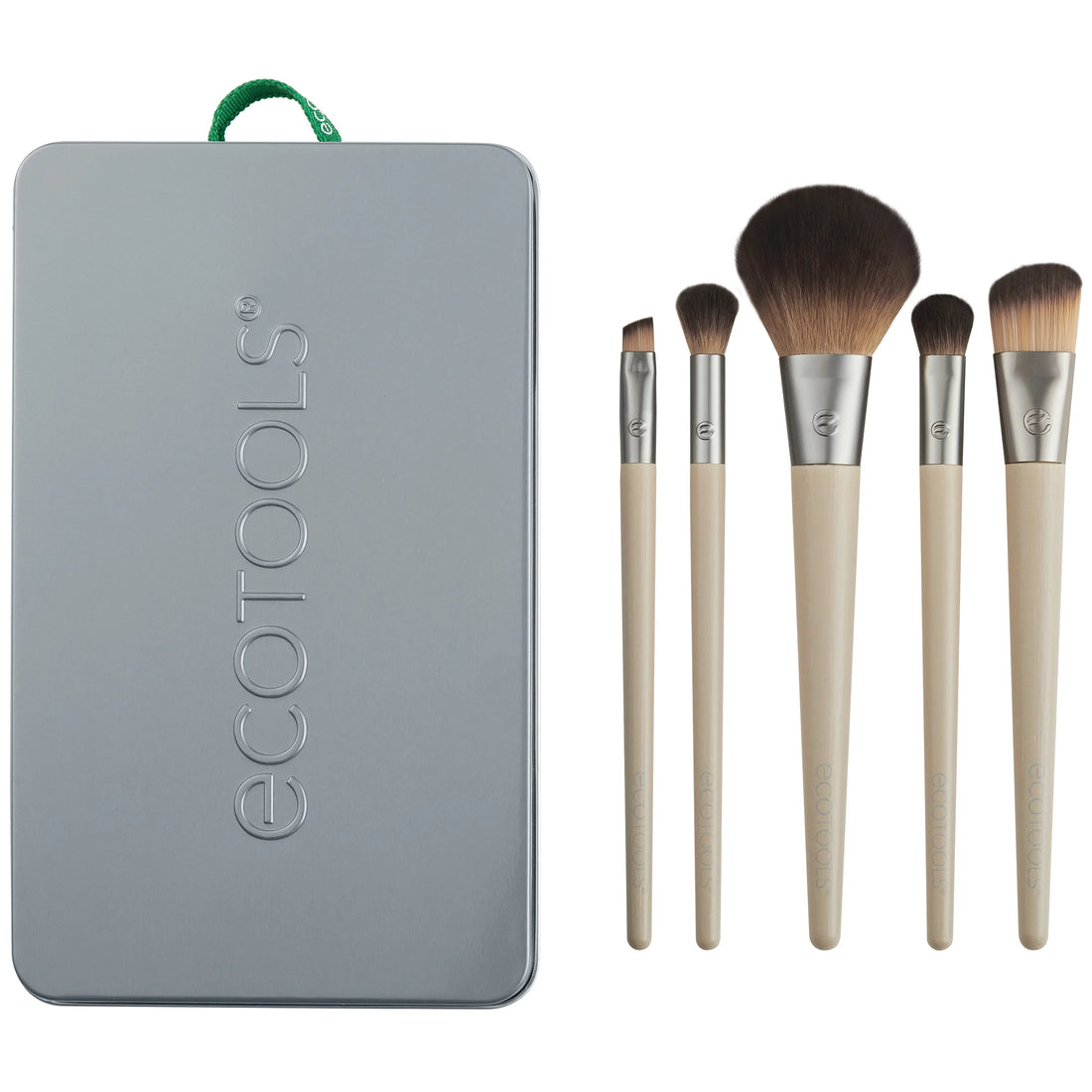 Start the Day Beautifully Makeup Brush Kit with Storage Tray, 6 Piece Set