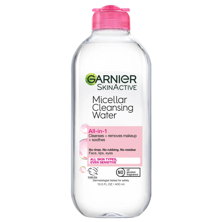 Micellar Cleansing Water 400ML Pink Feature Only 13.5 Fl Oz